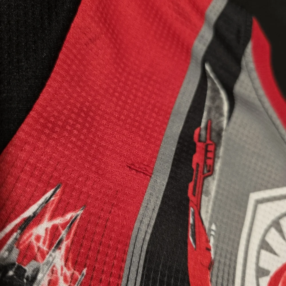 Star Wars Boys 2 Piece‎ Pajamas Set Red Black Size Small 6/7